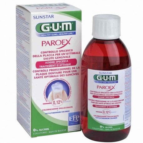 GUM Paroex Bain de Bouche - Pharmakenz image 0