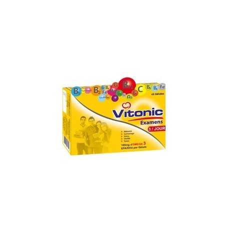 VITONIC EXAMENS, 45 gélules – Pharmakenz image 0