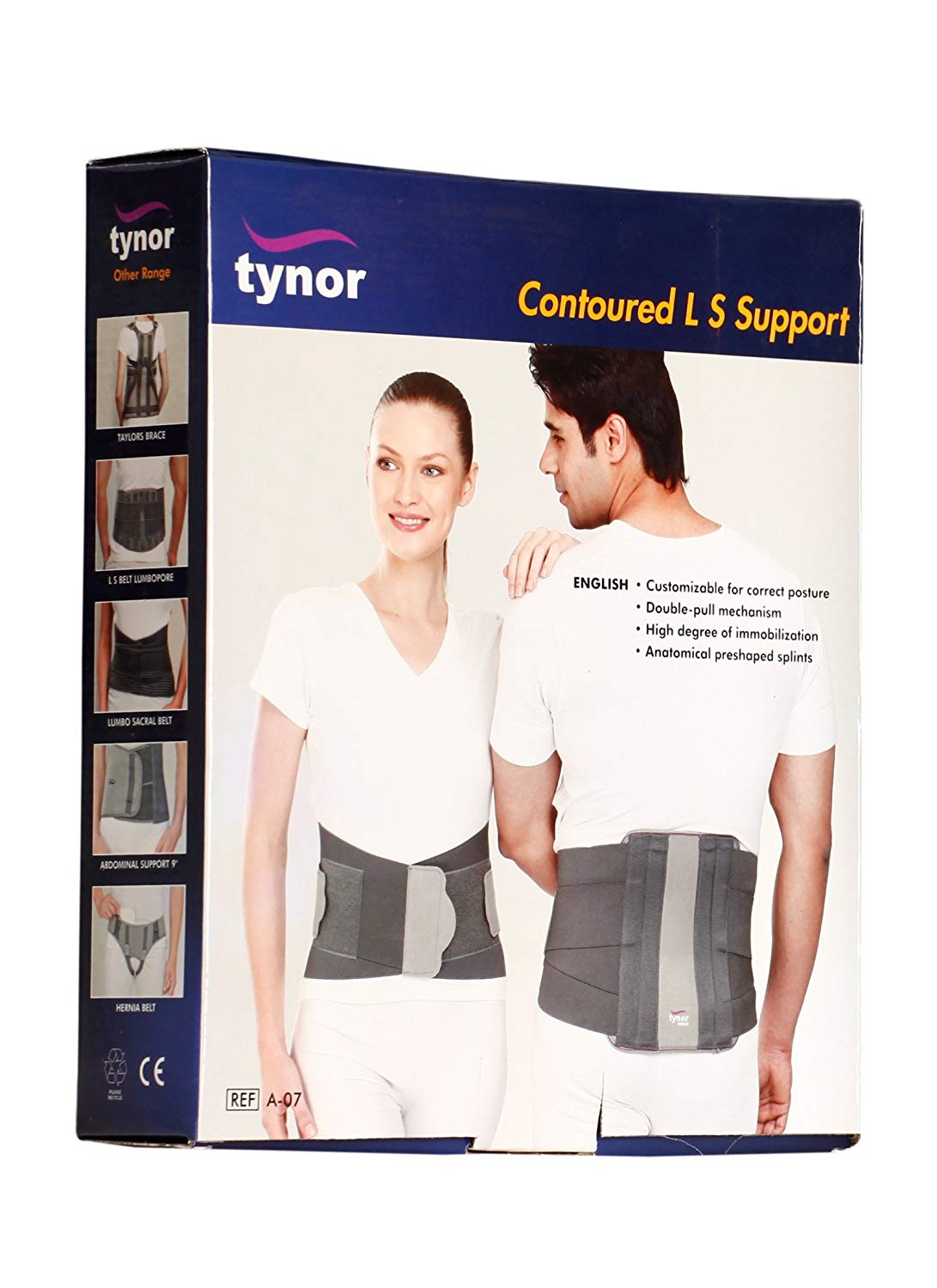 TYNOR A07 CEINTURE L.S SUPPORT - Pharmakenz image 0