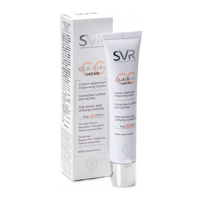 Slide  #1 SVR CLAIRIAL CC CREME LIGHT SPF50 40ML - Pharmakenz