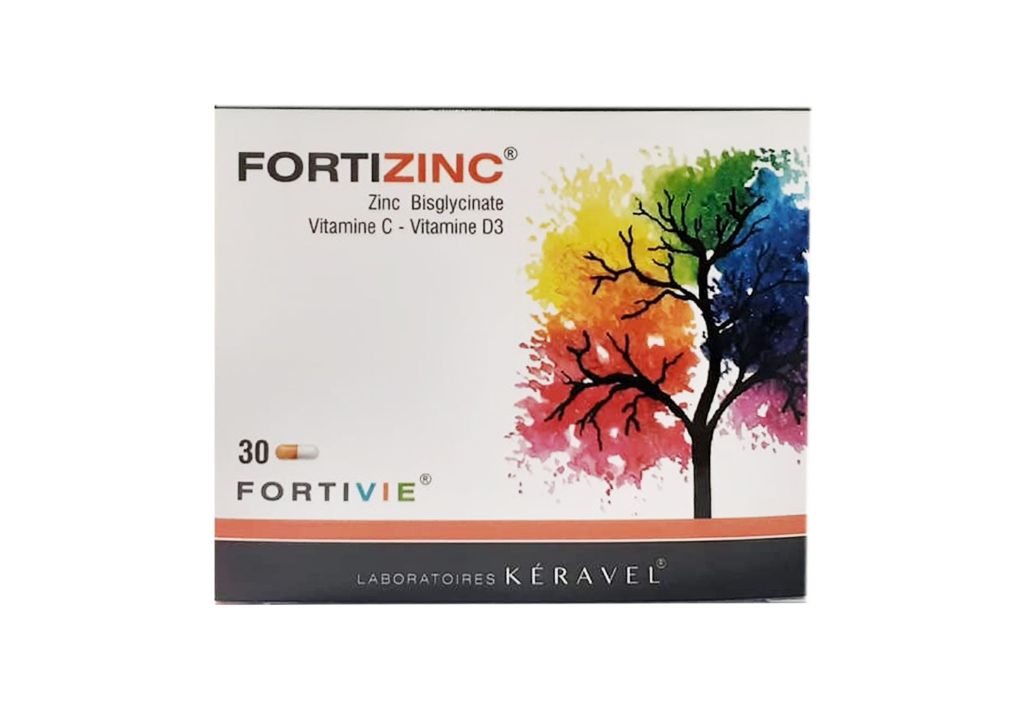 FORTIZINC – KERAVEL 30 GELLULES – Pharmakenz image 0